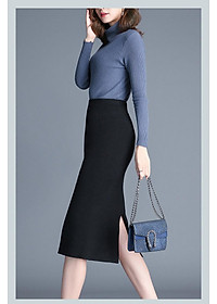 Chân váy bút chì xẻ tà Haint Boutique Cv12