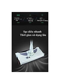 Chổi Lau Nhà Kết Hợp Hút Bụi Đa Năng 3 Trong 1 – Quét, Lau, Hút Tự Động Xoay 360° , vòi nước