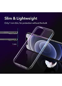 Ốp lưng cho iPhone 12 Pro / iPhone 12 6.1 inch chống sốc siêu mỏng 1mm Hiệu Memumi Glitter Độ trong tuyệt đối, chống trầy xước, chống ố vàng, tản nhiệt tốt - Hàng nhập khẩu