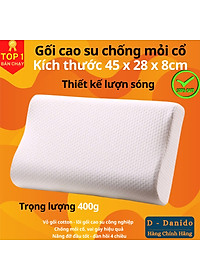 Gối cao su chống đau mỏi vai gáy cổ cho người lớn chọn kích thước To 50x30x10cm hoặc nhỏ 45x25x8cm cao cấp D Danido