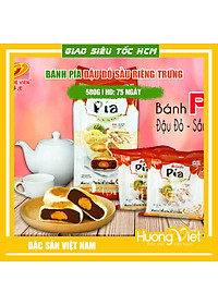 Đặc Sản Sóc Trăng - Bánh Pía Đậu Đỏ Sầu Riêng Trứng Muối 540G, Bánh Pía Sóc Trăng Tân Huê Viên Đậu Đỏ 1 Trứng