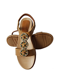 Giày sandal nữ da bò thật BIGGBEN cao cấp SDN70