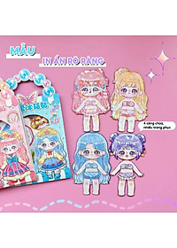 Đồ Chơi Búp Bê Từ Tính Nam Châm Thay Trang Phục Công Chúa