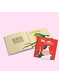 Sách Ehon - Ùm Bò  - Dành cho trẻ từ 0 - 6 tuổi