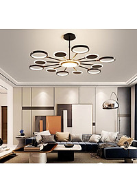 Đèn thả HAIRI phong cách hiện đại với 3 chế độ ánh sáng - kèm điều khiển từ xa.