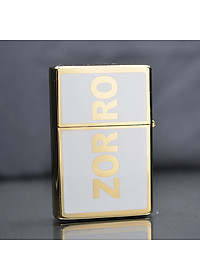 Vỏ Hột Quẹt Bật Lửa Xăng Bấc Đá Zorro ZYN001 Thiết Kế Sang Trọng Cao Cấp - Nhiều Màu