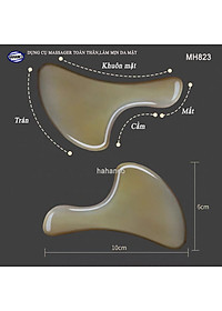 Dụng cụ mát xa làm mịn da mặt và toàn thân bằng sừng (MH823) Giúp lưu thông khí huyết - Chăm sóc sức khỏe