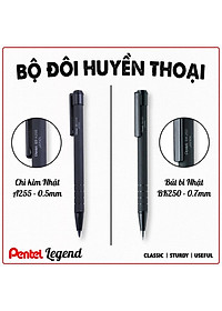 Ruột bút bi Pentel BK250 - BKS7E ngòi 0.7Mm (mưc Xanh Và Đen)