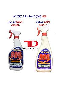 Nước tẩy đa dụng 909 loại lớn và loại nhỏ