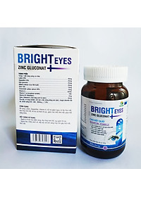 VIÊN SÁNG MẮT BRIGHT EYES - GIÚP CHO ĐÔI MẮT SÁNG KHỎE - GIẢM MỎI MẮT - KHÔ MẮT - GIẢM NGUY CƠ LÃO HÓA MẮT - ĐỤC THỦY TINH THỂ - LỌ 30 VIÊN