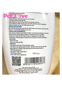Sữa tắm Fay 5 sao diệt ve rận, bọ chét, khử mùi, mượt lông chó mèo (chai 800ml)