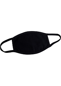 Khẩu trang trơn màu đen, Khẩu trang vải màu đen trơn