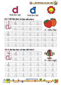 Tủ Sách Cho Bé Vào Lớp 1 - Bé Tập Đọc Và Tập Viết