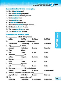 Global Success - Trọng Tâm Kiếm Thức Và Bài Tập Thực Hành Tiếng Anh Lớp 3 - Tập 2 - Có Đáp Án