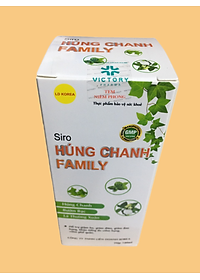 Siro ho Húng Chanh Family 100ml - cho bé, cho người lớn (hỗ trợ giảm ho, giảm đờm, giảm đau họng, khản tiếng; giúp tăng sức đề kháng)