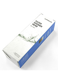 Bộ Phụ Kiện Đầu Vòi Sen Lọc Nước LocknLock 80mm CLR-KR LBW400 (Mạch nước nhip nhàng, giảm stress - Khử Clo)