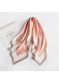 Khăn lụa vuông basic dễ phối đồ AKL90 (70x70cm