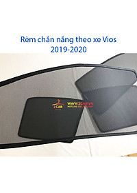 Rèm che nắng xe Vios 2019- 2020- 2021 2022 có hút nam châm cao cấp
