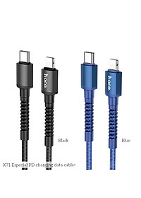 Cáp Sạc Hoco X71 PD20W 3A Type-C Ra Cổng Dành Cho IP Dây Dài 1m - Hàng Chính Hãng