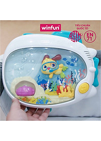 Đèn ngủ 3 chức năng, 2 chế độ nhạc - ru ngủ cho bé  từ 0 tháng tuổi Winfun 720000-NL