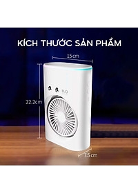 Quạt hơi nước tích điện Half Horse, xoay 180 độ , pin 4000 mah. Trợ thủ đắc lực cho mùa hè nóng nực