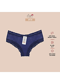 Quần Lót Nữ Lụa Cạp Vừa LUPERI LU3QL739 Dáng Bikini Mềm Mịn, Co Giãn, Không Lằn Mông, Kháng Khuẩn, Khử Mùi Tốt