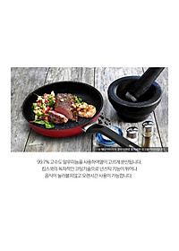 Chảo Easy Seoulcook 24 cm đáy từ chống dính vân đá cao cấp Hàn Quốc, dùng được tất cả các loại bếp / Induction