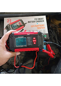 Hàng Nhật: Bộ Sạc Và Test Bình Ắc Quy Thông Minh 2IN1 FOXSUR 12V Công Nghệ Hiện Đại