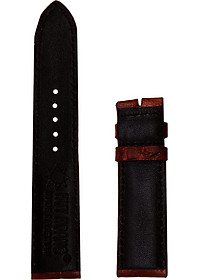 Dây Đồng Hồ Da Cá Sấu Size Lớn Huy Hoàng HT8207 - Nâu Đỏ