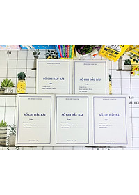 Sách ND - Combo 5 cuốn Sổ ghi đầu bài Tiểu học (B11)