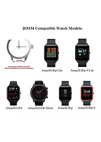 Dây silicon thời trang dành cho đồng hồ Amazfit Bip Lite