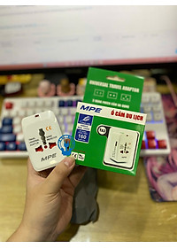 Ổ Cắm Du Lịch Đa năng MPE TA3 - 1 Cổng USB - Hàng Chính Hãng