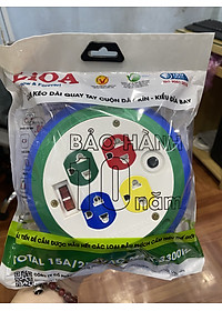 Ổ cắm kéo dài quay tay- cuộn dây kín - kiểu đĩa bay DB52-10A