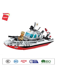 Đồ chơi xếp hình, lắp ráp Qman 1720 - Cuộc xung đột bờ biển  (235 mảnh ghép)