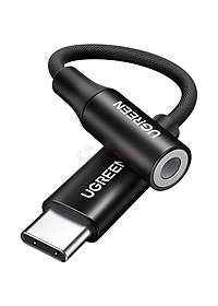 Cổng chuyển đổi Ugreen USB-C to 3.5mm Audio Cable AV161 - Hàng chính hãng