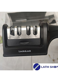 Dụng Cụ Mài Dao Kéo Lock&Lock 4 Lớp CKK114 - Màu Đen