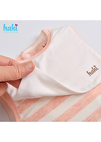 Bộ bodysuit kẻ thủy thủ cho bé vải sợi tre cao cấp BB032, set body bé trai bé gái, body cho bé sơ sinh hàng chính hãng HAKI