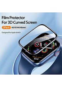 Miếng Dàn Màn Hình Dux Ducis Dành Cho Apple Watch 10/ 9 / 8 / 7 / 6 / 5 / 4 / SE / SE 2, Chất liệu PMMA, bộ 2 miếng_ Hàng chính hãng