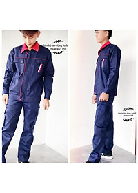 Quần kaki tím than túi hộp bảo hộ lao động SHUNI loại dày