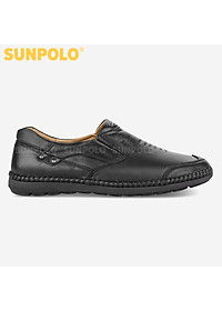 Giày Mọi Nam Da Bò Sunpolo SU007DN