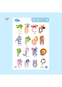 Đồ chơi Giáo dục sớm Thẻ Flashcard thông minh cho bé xóa được, học liệu giáo dục sớm thương hiệu Lalala Baby (Shape Me - Write Me - Math Me - Learn Me)