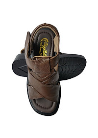 Giày Sandal Nam Trung Niên BIGGBEN Da Bò Thật Cao 4 Phân SD136