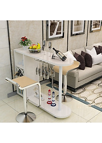 Quầy bar mini, Kệ phòng khách đa năng có khay để ly