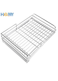 Kệ chén 1 tầng đa năng inox 304 kèm ống đũa Hobby home decor KC1
