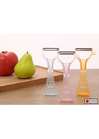 Dụng cụ gọt vỏ trái cây lưỡi bằng thép sắc bén Echo Rappy Peeler - Hàng nội địa Nhật Bản | Made in Japan