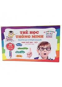 Bộ Thẻ Học Glenn Doman Tiếng Anh Thông Minh Cho Bé 16 chủ đề - 416 thẻ Song ngữ (Loại Mới Nhất)