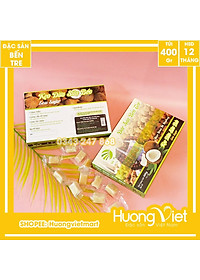 Đặc Sản Bến Tre - Kẹo Dừa Nguyên Chất Sữa Béo Ít Đường Du Thảo 400G, Kẹo Dừa Bến Tre, Kẹo Dừa Ít Ngọt