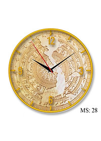 ĐỒNG HỒ TREO TƯỜNG TRANG TRÍ PHỦ PHA LÊ KT 35 CM(MS 19)