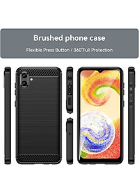 Ốp lưng chống sốc vân kim loại cho Samsung Galaxy A04 hiệu Likgus (bảo vệ toàn diện, chống va đập) - hàng nhập khẩu