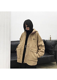 < FREESHIP > ÁO KHOÁC KAKI HỘP NAM NỮ HÌNH THẬT CÓ TÚI TRONG HÀNG BAO ĐẸP, BAO CHẤT  FORM 80KG